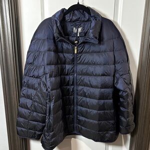 Martha Stewart Women’s Deep Blue Puffer Jacket NWT
